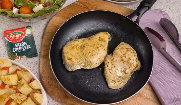 Pollo a Sartén