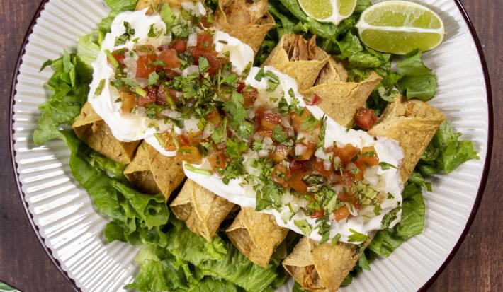 flautas de pollo