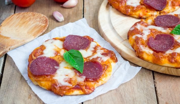 Pizza Casera de Pepperoni