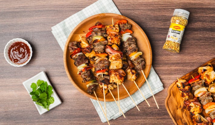 Espetinhos brasileños- Brochetas a la Parrilla