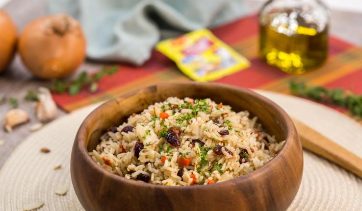 Arroz con Almendras y Arándanos