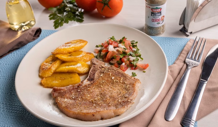 Chuleta de Cerdo a la Plancha
