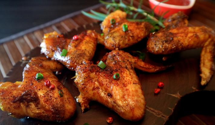 Alitas de Pollo al Ajillo