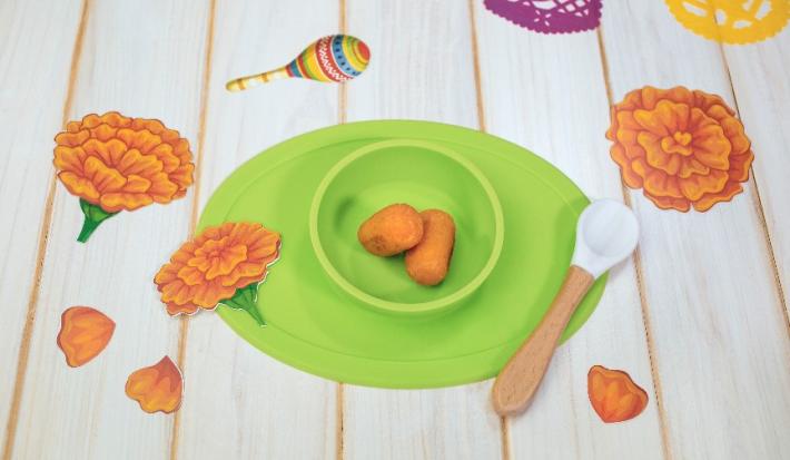 CROQUETAS de ARROZ con CAMOTE preparadas con GERBER® CROQUETAS de ARROZ con CAMOTE preparadas con GERBER®