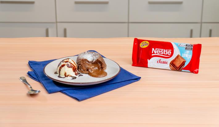 lava cake con nestlé classic