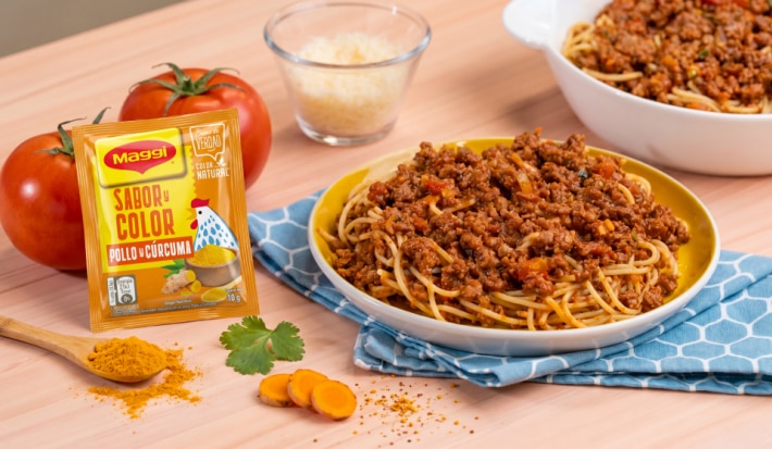 Macarrones con carne