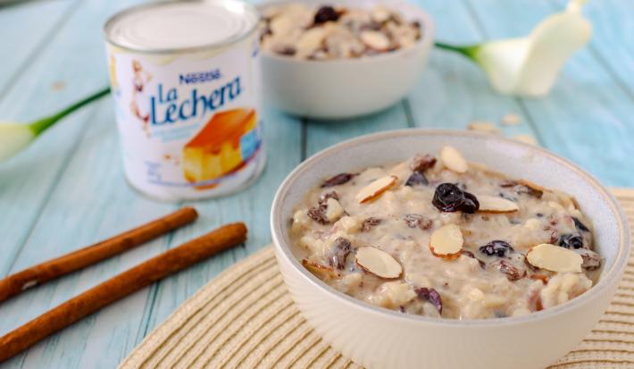 Arroz Con Leche y Frutos Secos