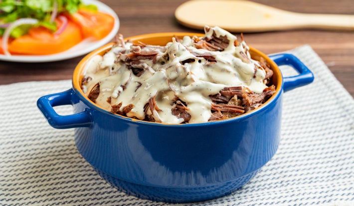 Carne de Res con Salsa Cremosa a la pimienta