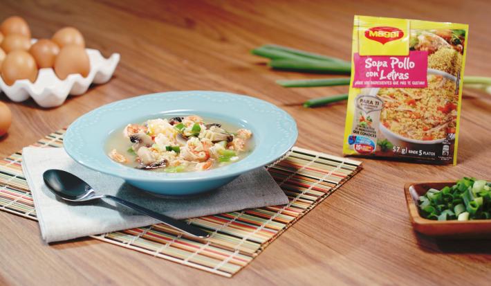 Sopa de Letras con Camarones
