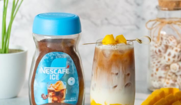mango iced latte