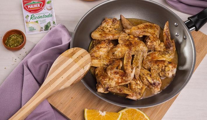 Alitas de Pollo en Salsa de Naranja y Especias
