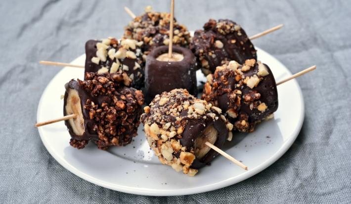 Banana pops Banana pops