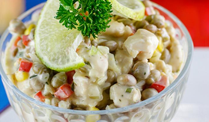 Ceviche pollo y guandú ®