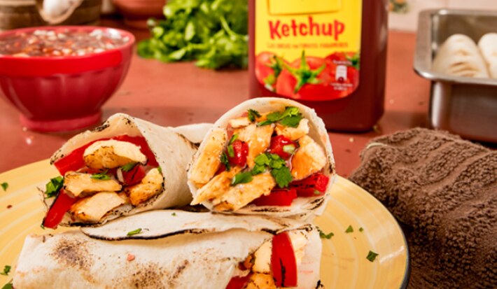 Taquitos de pollo con pimentón