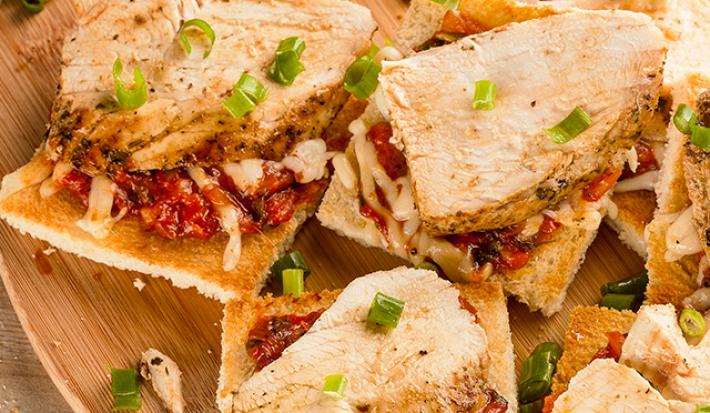 Montaditos de pollo