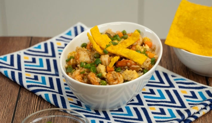 Arroz Frito de Mariscos