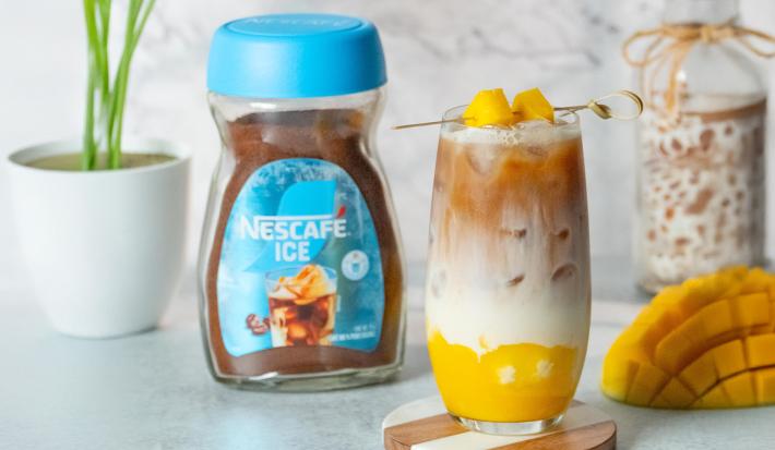 mango iced latte