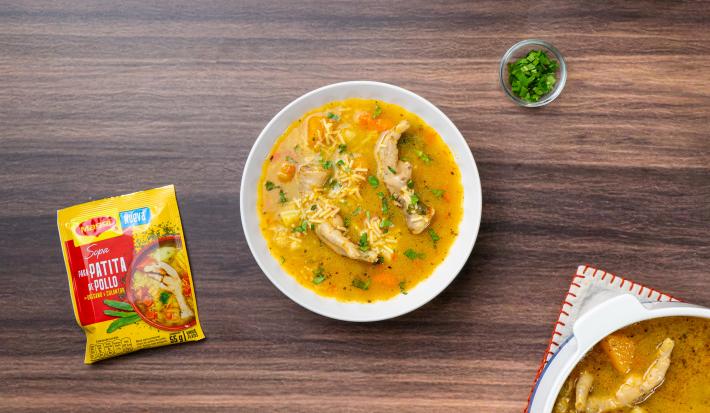 Sopa de Patitas cenital
