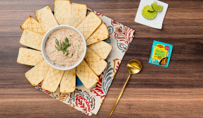 Dip de Atún con Coco y Mariscos