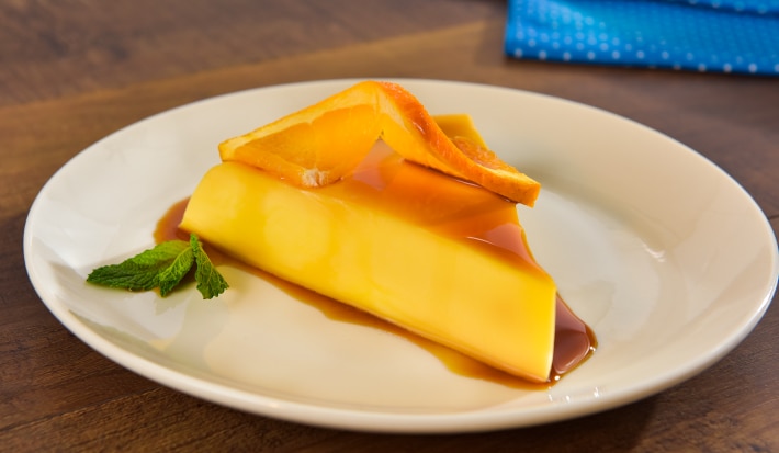 Flan de Naranja