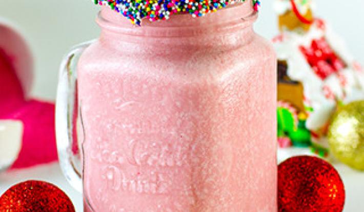 Frappe Nesquik fresa con banano
