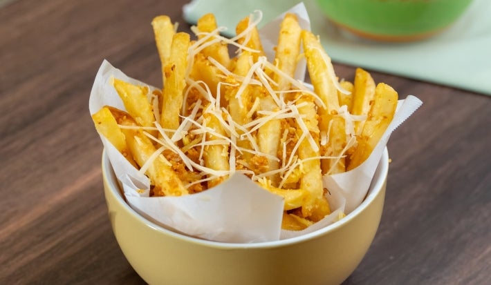Papitas con Ajo y Parmesano