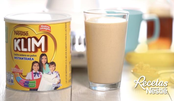 Batido de Banana y Mantequilla de Maní