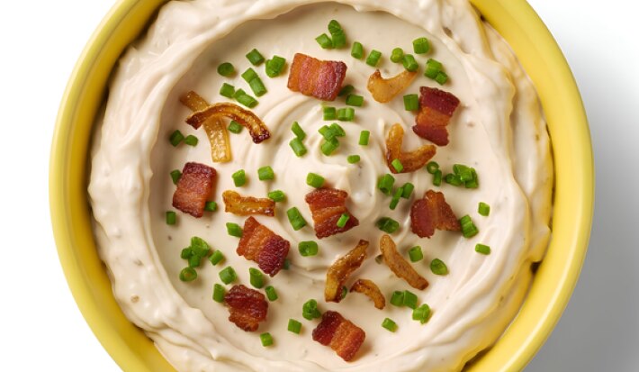 Dip de Queso Crema con Cebolla y Tocino
