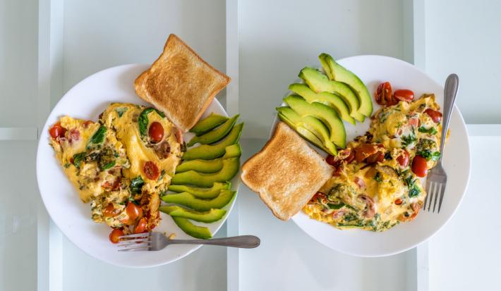 Omelette de vegetales