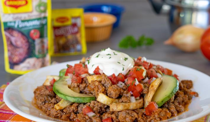 Papas con Chile