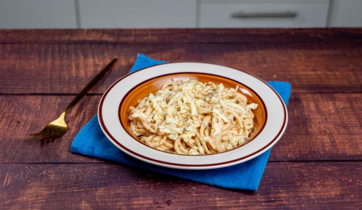 Pasta con tomate rostizado