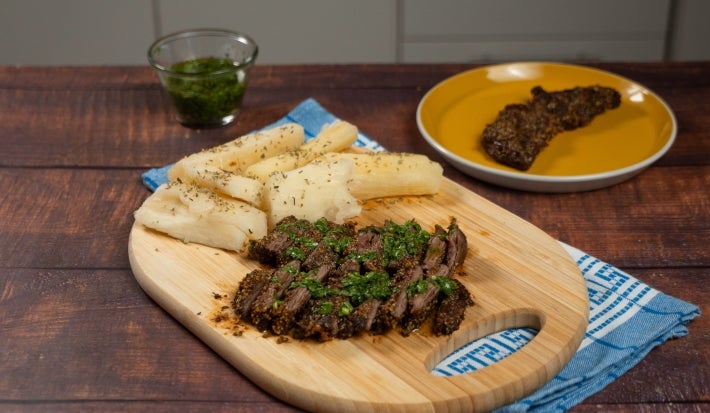 Receta de Bistec en Air fryer
