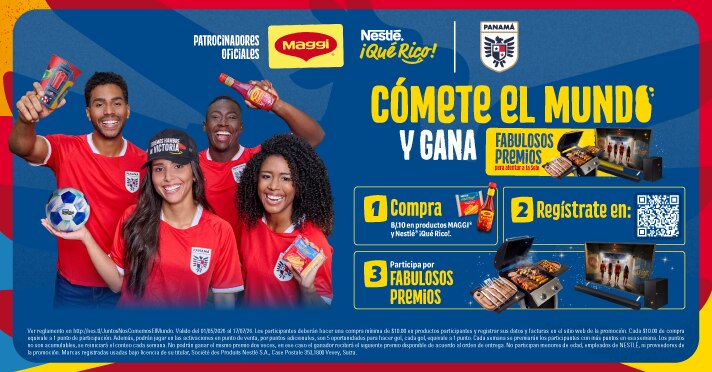 Compra y gana con MAGGI® y Nestlé® ¡Qué Rico!