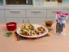 tostadas de pollo con chile pasa