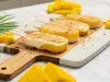 Paleta de Cheesecake de mango con Pepita Mix MALHER®