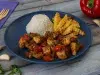 Pollo Salteado al AJillo