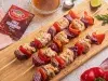 PINCHOS DE POLLO CON CHILE COBANERO