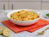 Pasta con Camarones Al Ajillo El Salvador