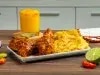 Pollo Guisado con patacones
