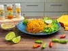 Arroz con Pollo Casero con Achiote y Ensalada a la Vinagreta