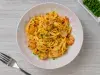 Pasta con camarones