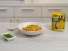 Pasta con camarones frontal