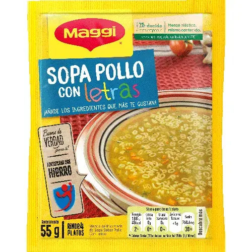 MAGGI® Sopa de Pollo con Letras