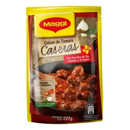 MAGGI® Salsa de Tomate Casera con Ajo Cebolla y Orégano