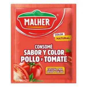 fdfMALHER® Consomé Sabor y Color Pollo y Tomate