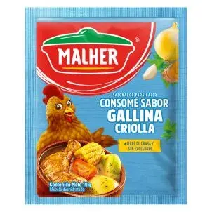 Consomé de gallina criolla.