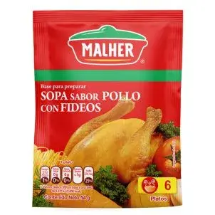 MALHER® Sopa Pollo y Fideos