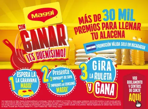Maggi Promo Ganar es Buenisimo NI Banner