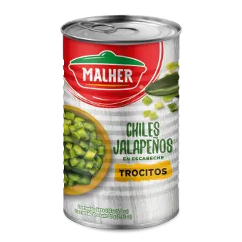 Chiles Jalapeños Trocitos 156g