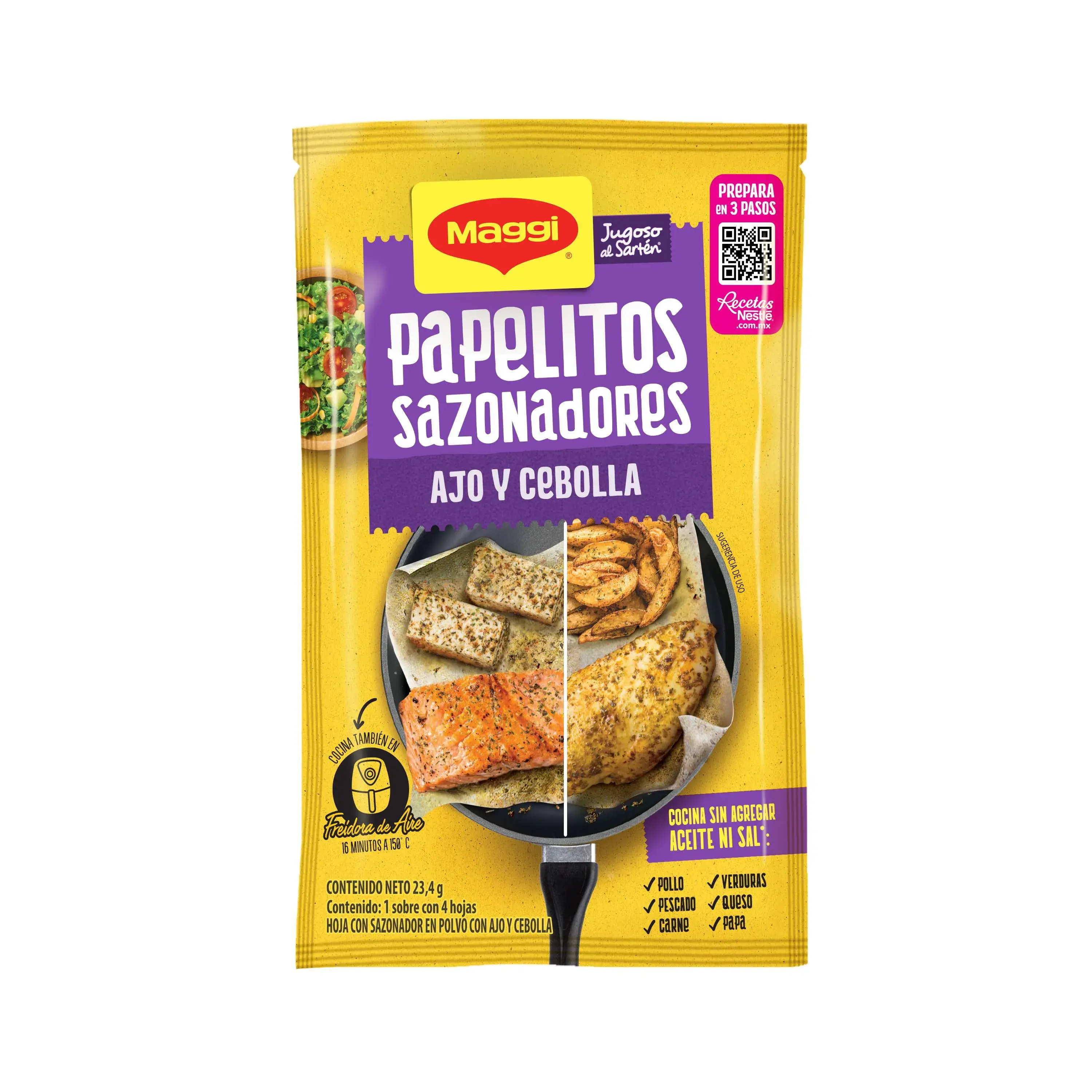 MAGGI® Papelitos Sazonadores ajo y cebolla